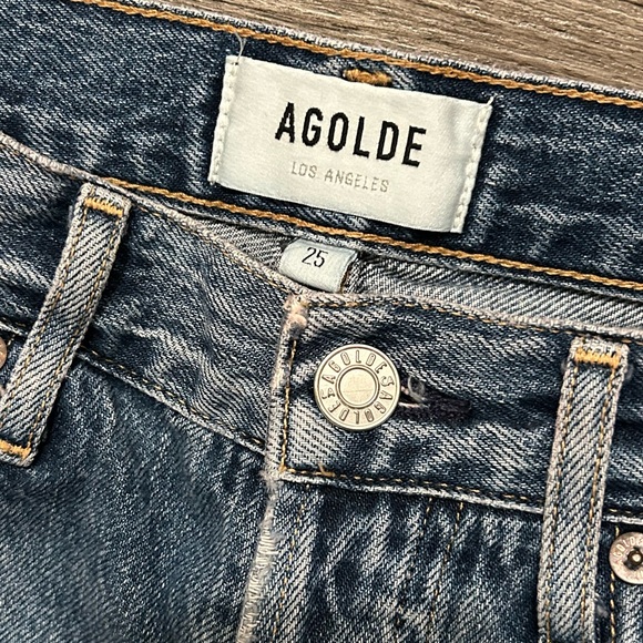 Agolde Riley High Rise Jeans - Picture 2 of 3